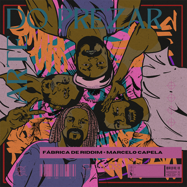 Capa do EP - Fábrica de Riddim e Marcelo Capela - Arte do Prezar