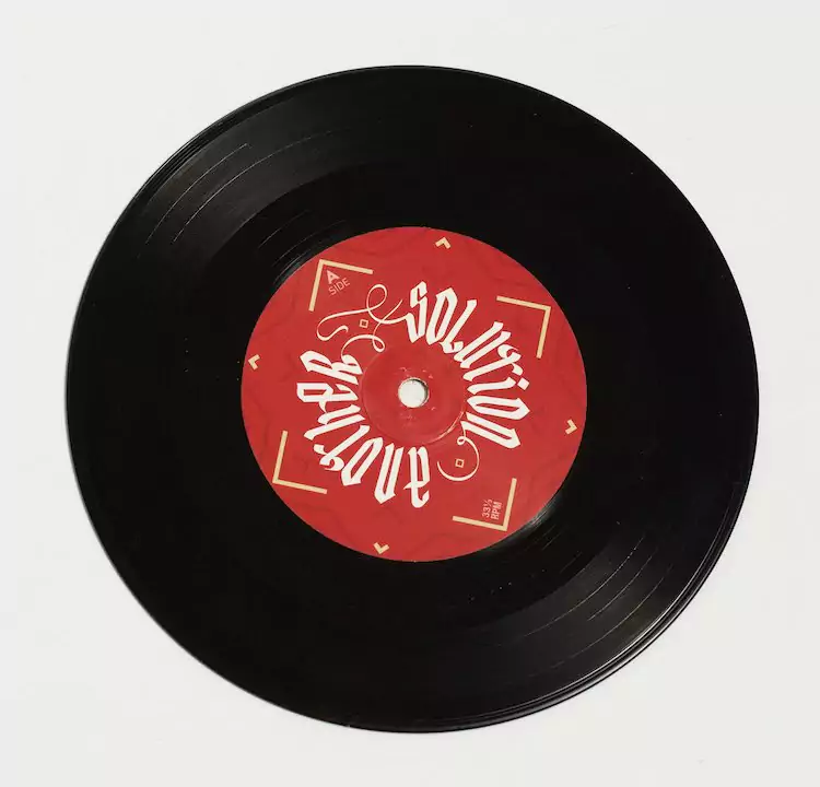 Vinyl 7" Record from release: Fábrica de Riddim feat. Ekena "Another Solution"